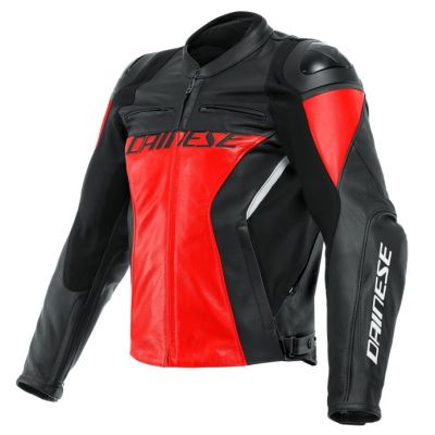 Dainese RACING 4 sportovní kožená bunda červená/černá vel.48